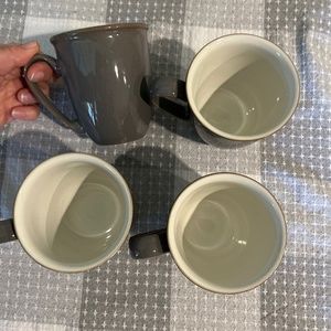 Classic Denby mugs, matching set of 4, NWOT